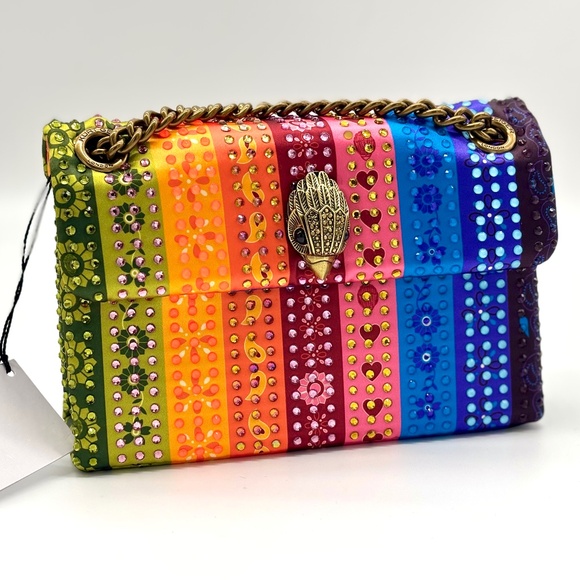 Kurt Geiger Handbags - KURT GEIGER LONDON Fabric Mini Kensington Crossbody